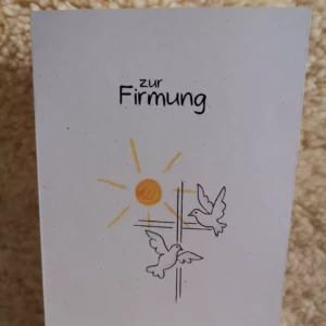 Karte zur Firmung