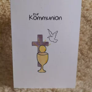 Karte zur Kommunion